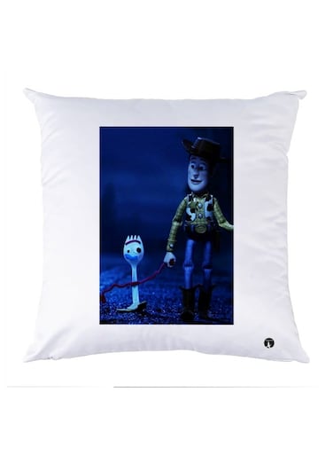 Printed Pillow polyester Multicolour 30x30cm