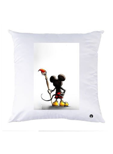 Printed Pillow polyester Multicolour 30x30cm