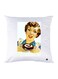 Printed Pillow polyester White 30x30cm