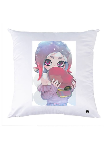 Printed Pillow Case polyester White 30x30cm