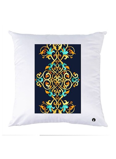 Printed Pillow Case polyester White 30x30cm