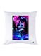 Printed Pillow Polyester White 30x30cm