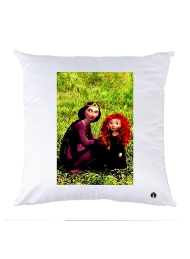 Printed Decorative Pillow Multicolour 30x30cm