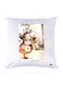 Printed Pillow polyester White 30x30cm
