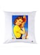 Printed Pillow Case polyester White 30x30cm