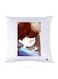 Printed Pillow Case polyester White 30x30cm