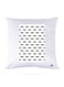 Printed Pillow Case polyester White 30x30cm