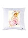 Printed Pillow Case polyester White 30x30cm