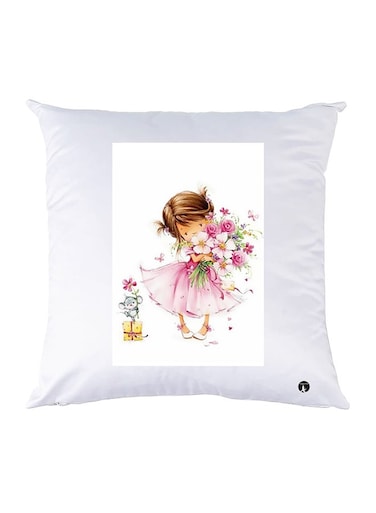 Printed Pillow Case Polyester White