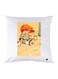 Printed Pillow Case polyester White 30x30cm