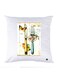 Printed Pillow Case polyester White 30x30cm