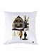 Printed Pillow Case polyester White 30x30cm