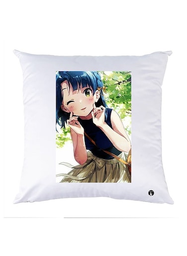 Printed Pillow polyester White 30x30cm