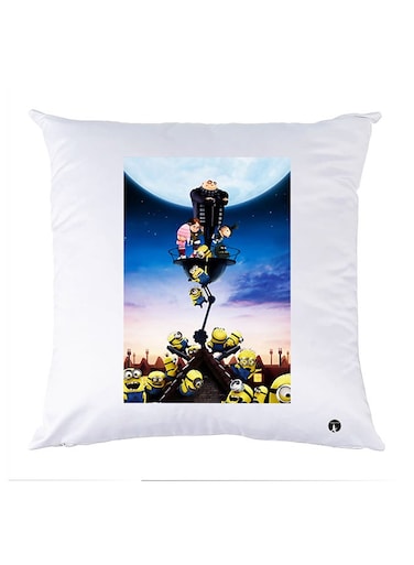 Printed Pillow polyester White 30x30cm