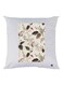 Owl Printed Decorative Throw Pillow White/Grey/Pink 30x30cm
