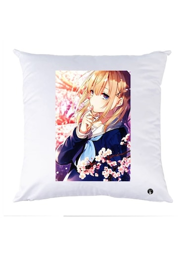 Printed Decorative Pillow Multicolour 30x30cm