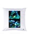 Printed Pillow Case Polyester White 30x30cm