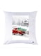Printed Pillow Case polyester White 30x30cm