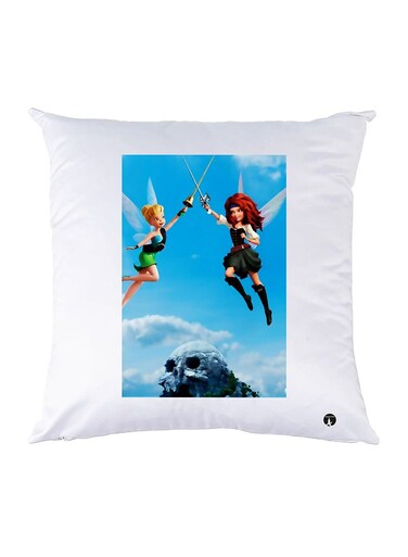 Printed Pillow Case polyester White 30x30cm