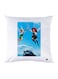 Printed Pillow Case polyester White 30x30cm