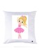 Printed Pillow Case Polyester White 30x30cm