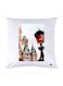 Printed Pillow Case polyester White 30x30cm
