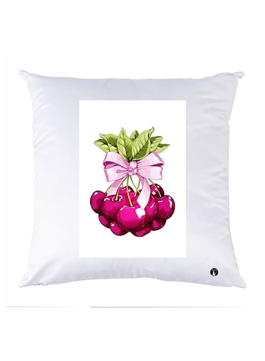 Printed Pillow polyester White 30x30cm