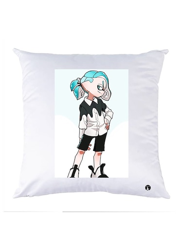 Printed Pillow polyester White 30x30cm