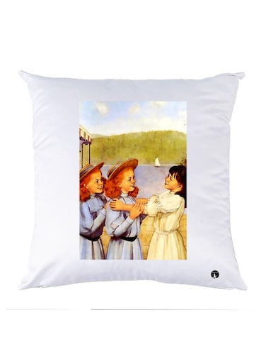 Printed Decorative Pillow Multicolour 30x30cm