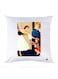 Printed Pillow Case polyester White 30x30cm