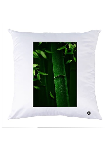 Printed Pillow Case polyester White 30x30cm
