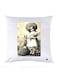 Printed Pillow Case polyester White 30x30cm