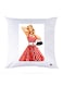 Printed Pillow Case polyester White 30x30cm
