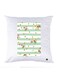 Printed Pillow Case Polyester White 30x30cm