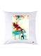 Printed Pillow Polyester White 30x30cm