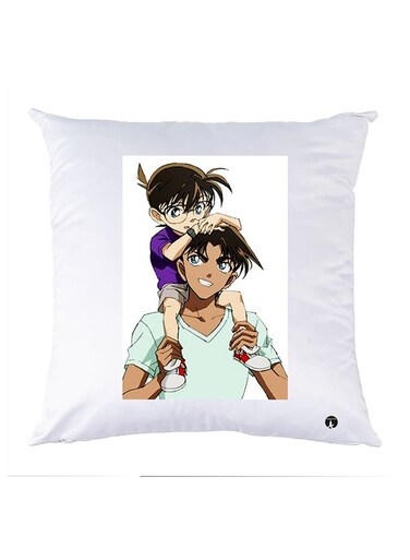 Printed Pillow Polyester White 30x30cm