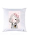 Printed Pillow Case polyester White 30x30cm