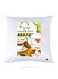 Printed Pillow Case polyester White 30x30cm