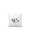 Ramadan Kareem Lanterns Printed Pillow White/Black 40x40centimeter
