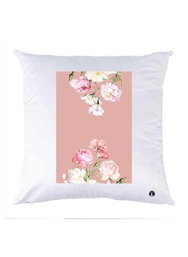 Printed Pillow Case polyester White 30x30cm