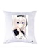Printed Pillow Case polyester White 30x30cm