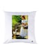 Printed Pillow Polyester White 30x30cm