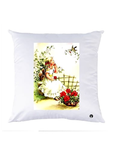 Printed Pillow polyester Multicolour 30x30cm