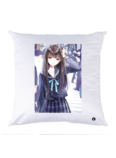 Printed Pillow polyester White 30x30cm