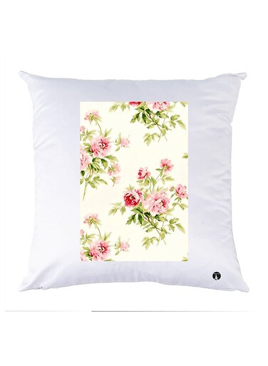 Printed Pillow Case polyester White 30x30cm