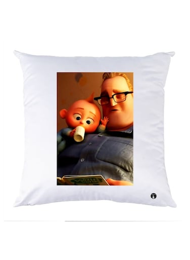 Printed Decorative Pillow Multicolour 30x30cm