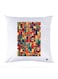 Printed Pillow Case polyester White 30x30cm