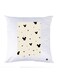 Printed Pillow polyester White/Black 30x30cm