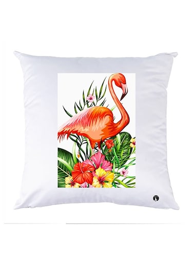 Printed Pillow Case polyester White 30x30cm