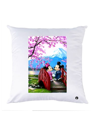 Printed Pillow polyester Multicolour 30x30cm